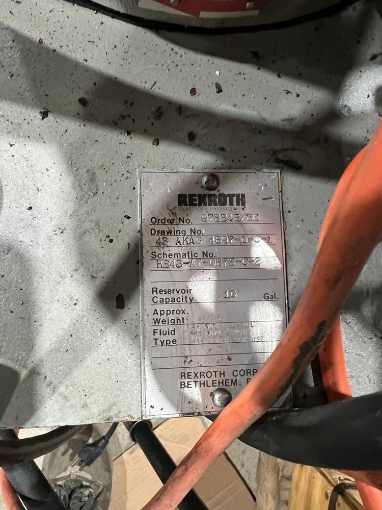 Custom Hydraulic Punch Press & Power Unit