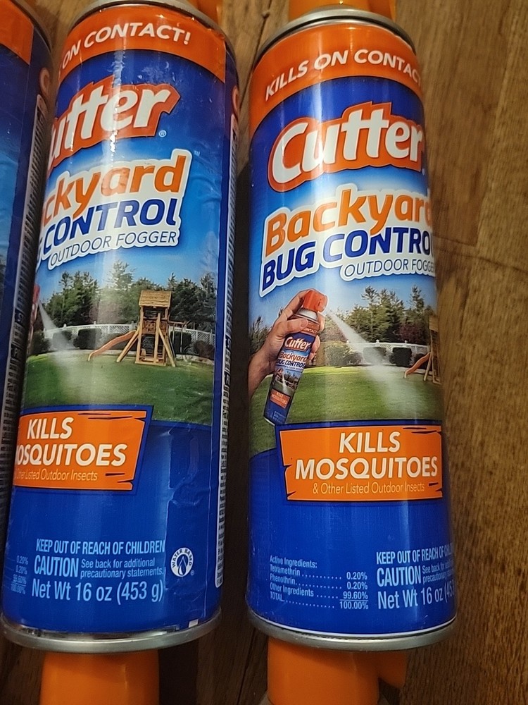 Cutter Backyard Bug Control Outdoor Fogger Six Total Cans