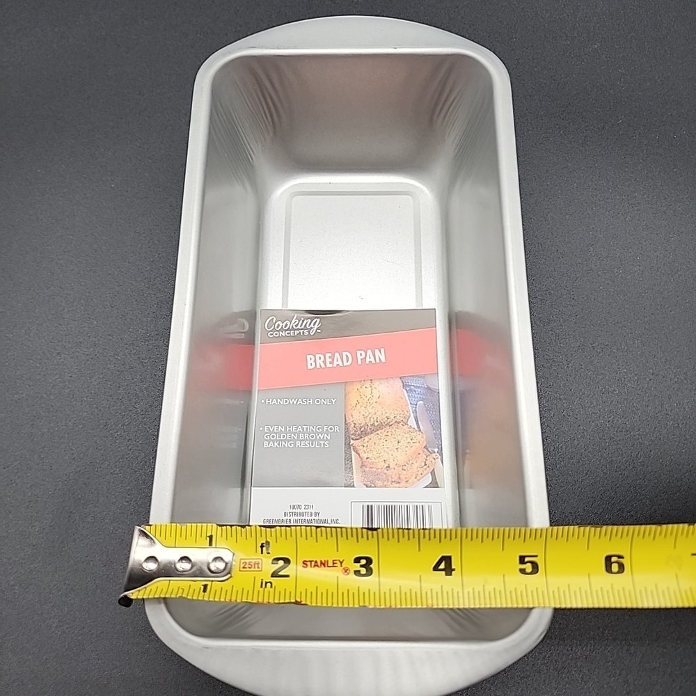 (2) Cooking Concepts Baking Meatloaf Bread Loaf Pans