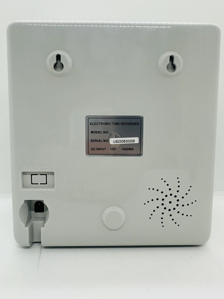 Tera Digital LCD Display Time Clock with Extra 100pcs Time Cards