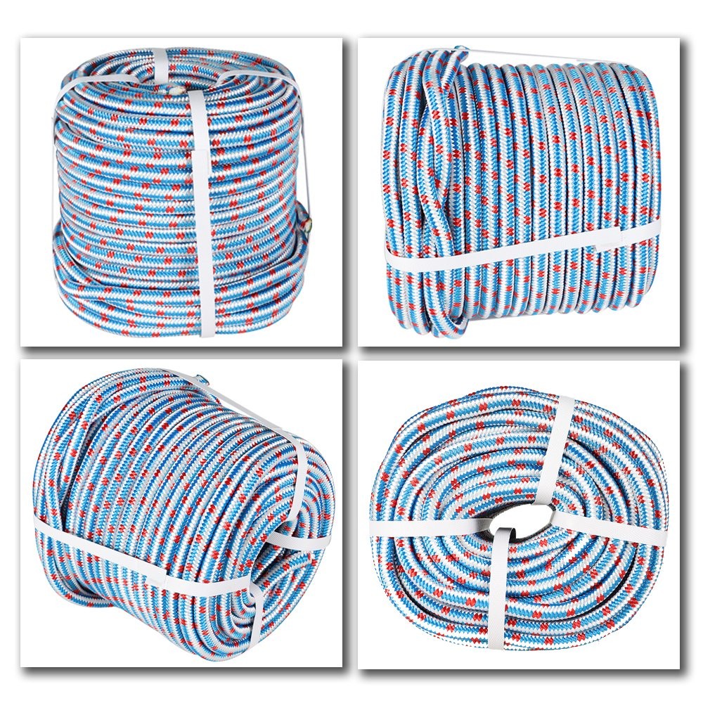 16 Strand Braid Polyester Arborist Tree Rope Nylon Polyester 1/2"×100'