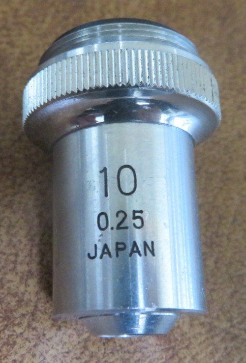 EDSCORP Microscope Objective 10x 0.25 Japan