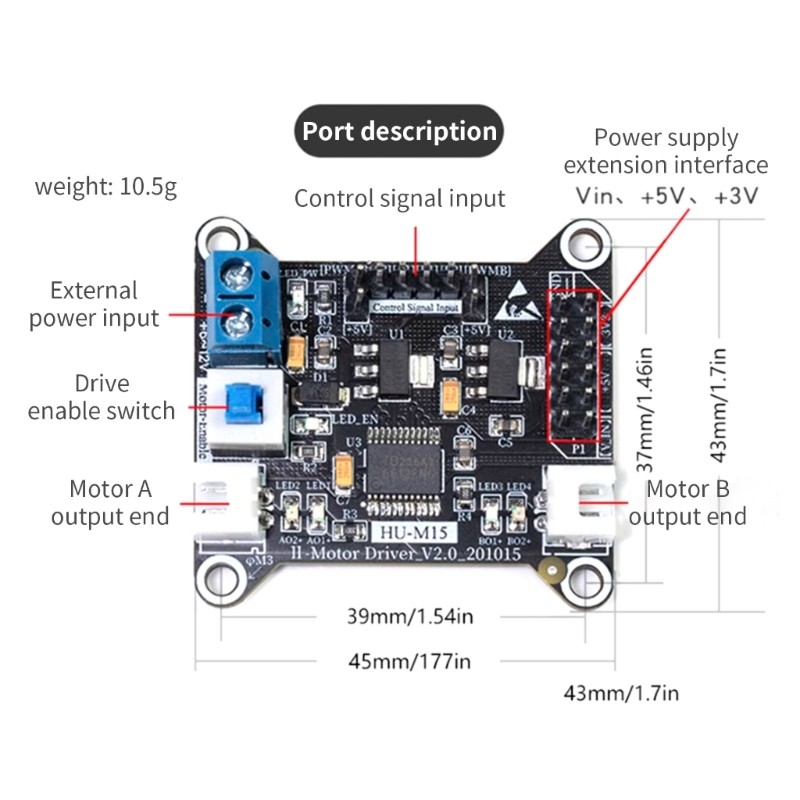 Advanced PJ MX211 Motor Driver Module for Computer Connectivitys