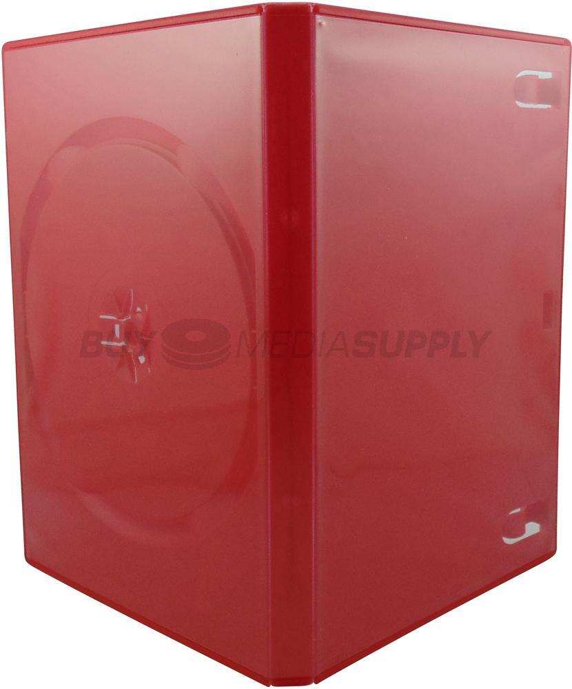 14mm Standard Red 1 Disc DVD Case Lot