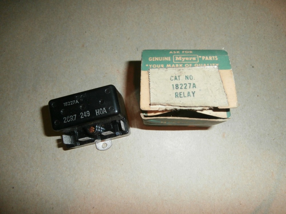 NOS Myers Pumps 18227A Relay