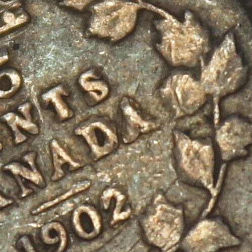1902 Canada 5 Cents Silver Double Letters?