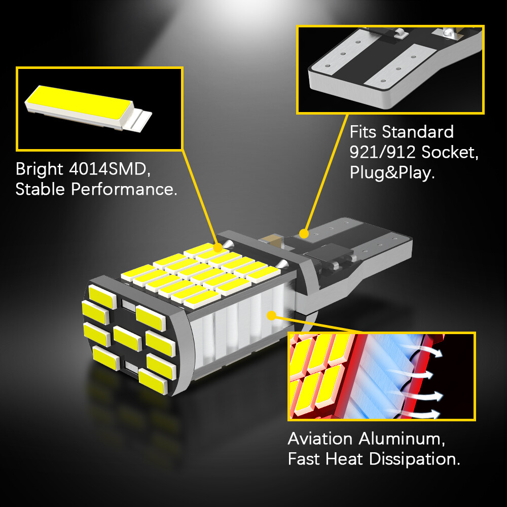 LED Backup Reverse + Cargo Area Light 921 Combo for RAM 1500 2500 3500 2011-2017