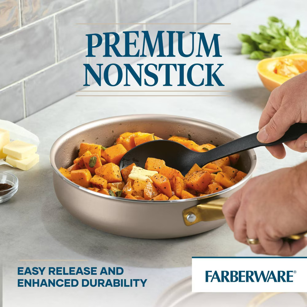 Farberware Radiant 2.75qt Nonstick Covered Saute Pan