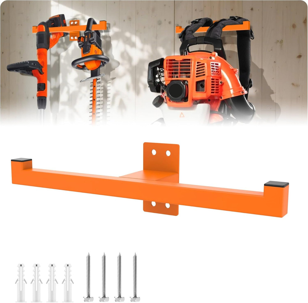 Heavy Duty Backpack Blower Wall Mount - Organizer for Garage Storage