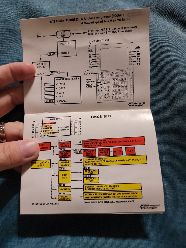✈️ 737-390 Airplane FMS BITE HANDBOOK