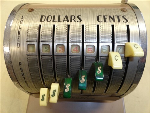 VINTAGE PAYMASTER COMPLETE CHECK STAMP PROTECTION SYSTEM SERIES 7-550