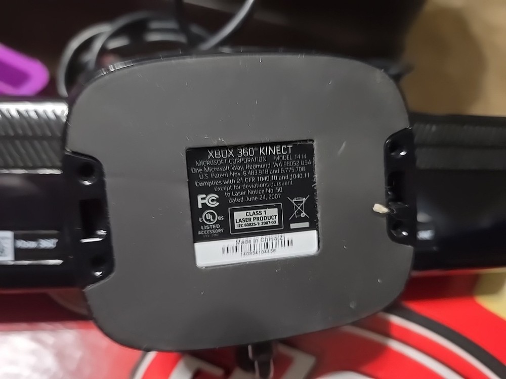Microsoft Xbox 360 Kinect Connect Black Sensor Bar Model # 1414 *Tested*
