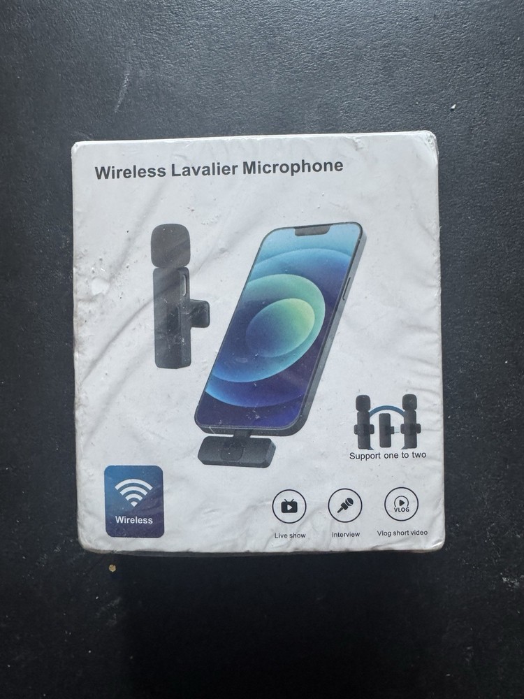 New Wireless Clip On Microphone