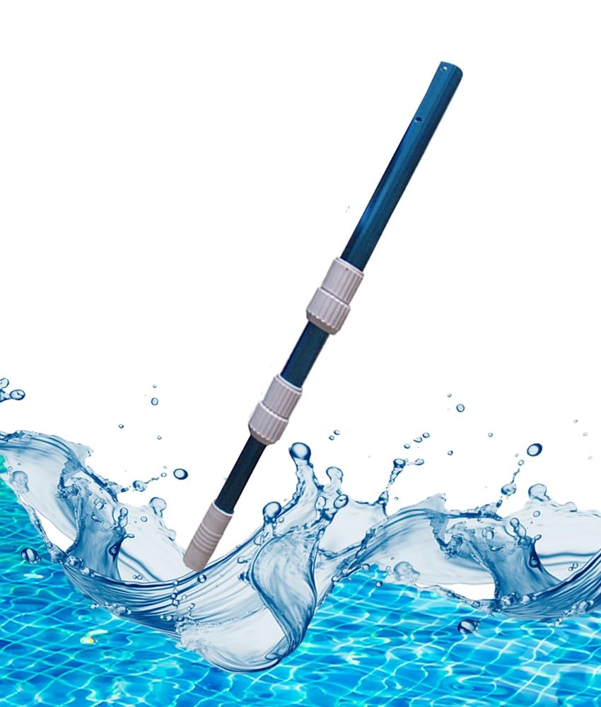 FibroPool Above Ground Swimming Pool Maintenance Kit - Telescoping Pole, Leaf...