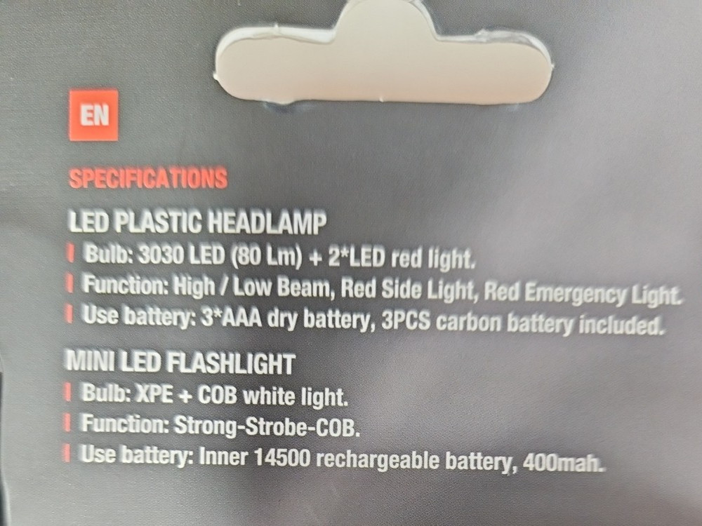 Bobcat Adjustable LED Frontal Headlamp Dual Cob Flashlight Portable Work Light