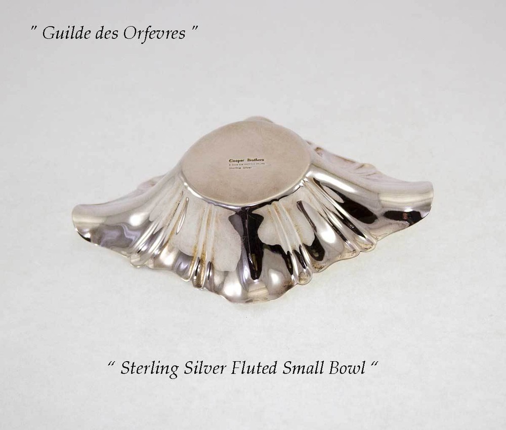 Sterling Silver Fluted Small Bowl