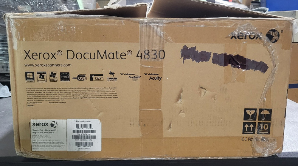 Xerox DocuMate 4830 Flatbed Scanner Simplex/Duplex-RECONDITIONED