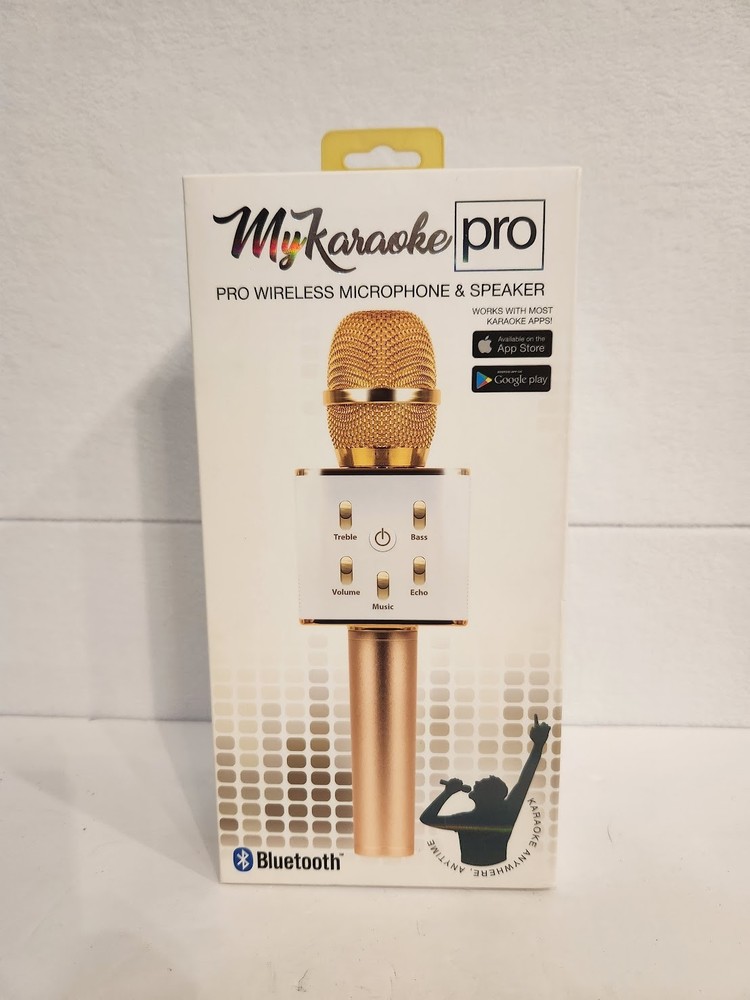 MyKaraoke Pro Bluetooth 2-in-1 Wireless Microphone & Speaker