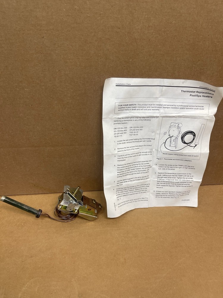 Teledyne Laars Pool Heater XE EC125 EC175 EC325 EC400 #R0058200