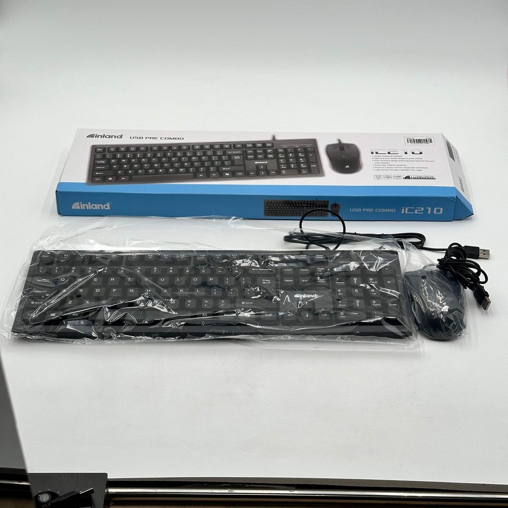 Inland USB Pre Combo IC210 Keyboard - New Open Box