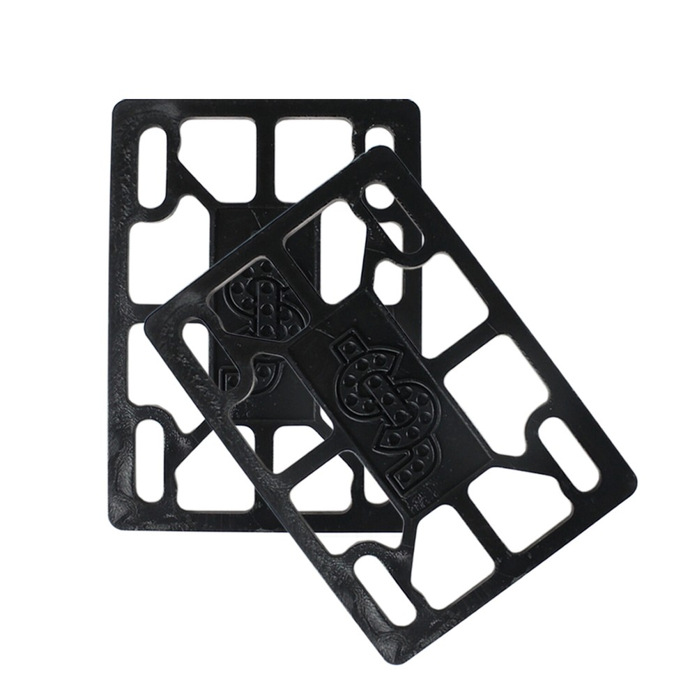 Shake Junt Skateboard Risers 1/8" Black Riser Pads