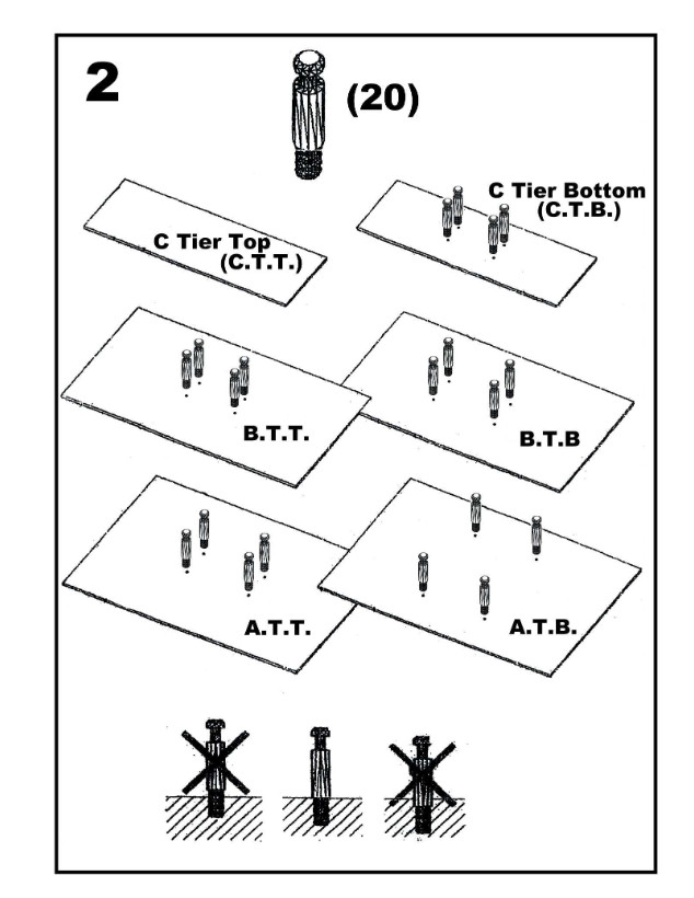 3 Display Level Standing Shelf Unit Waterfall Table Display 48"x48"x42" | WHITE