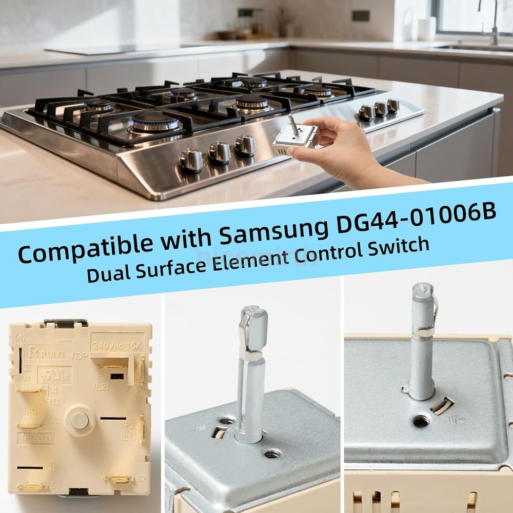 DG44-01006B Surface Element Switch PER00112D Replacement Range Cook For Samsung