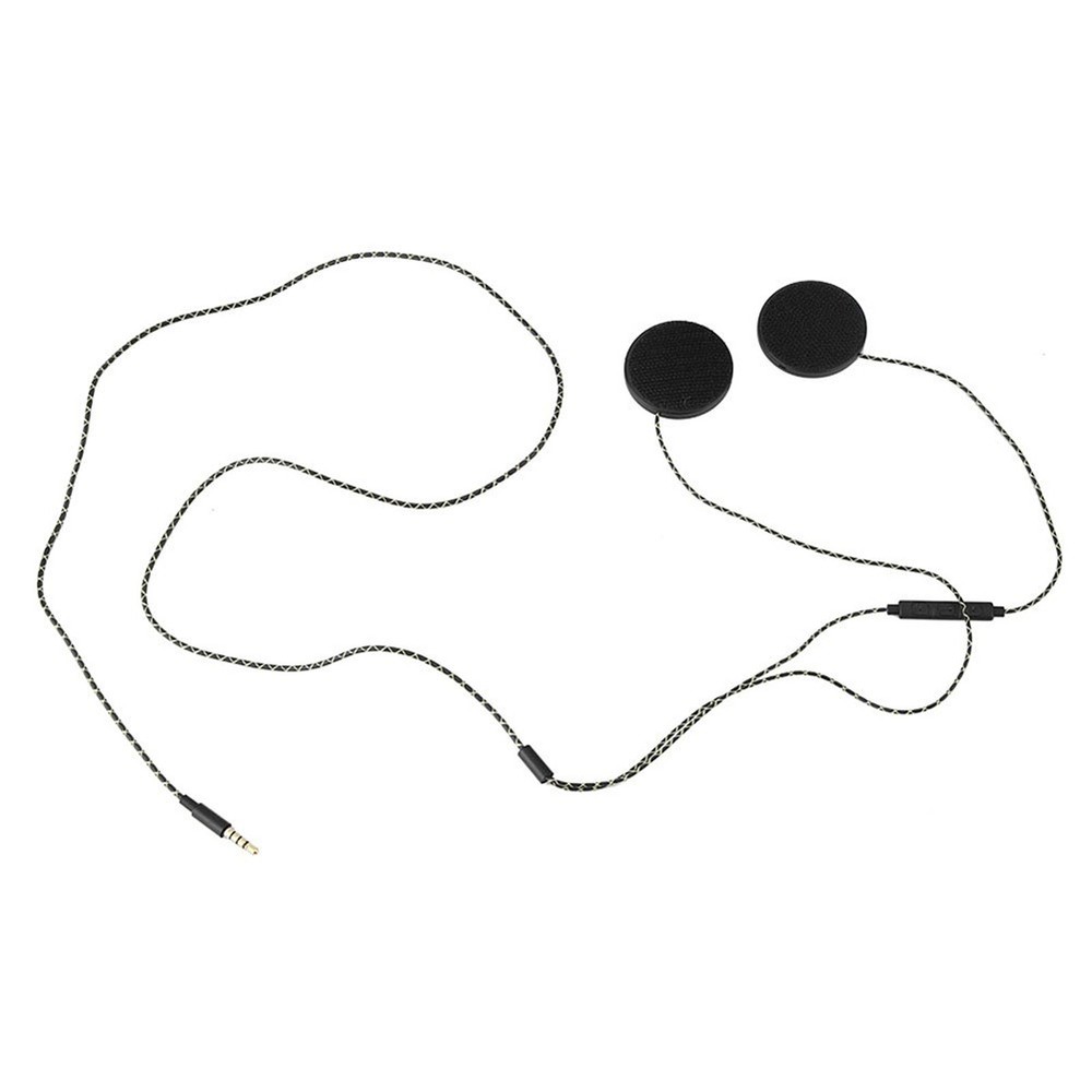Helmet Headset Cable Length 1.2m Diameter 3.5mm For MP3 Computer Equipment