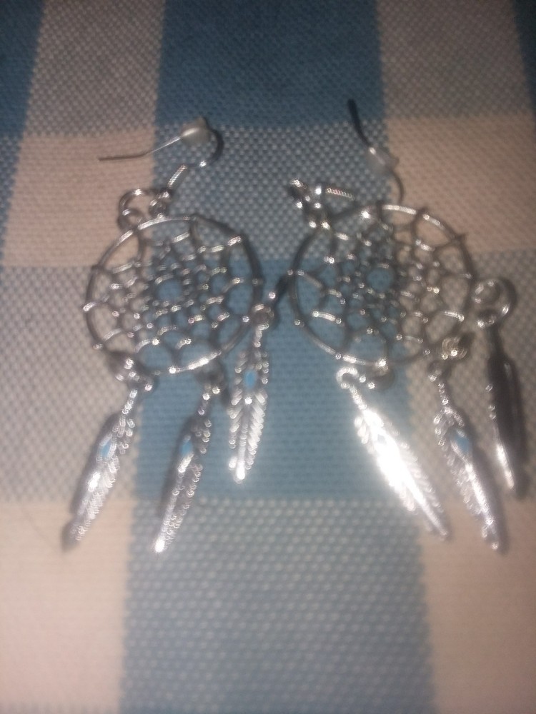 3" Native American earrings with arrows