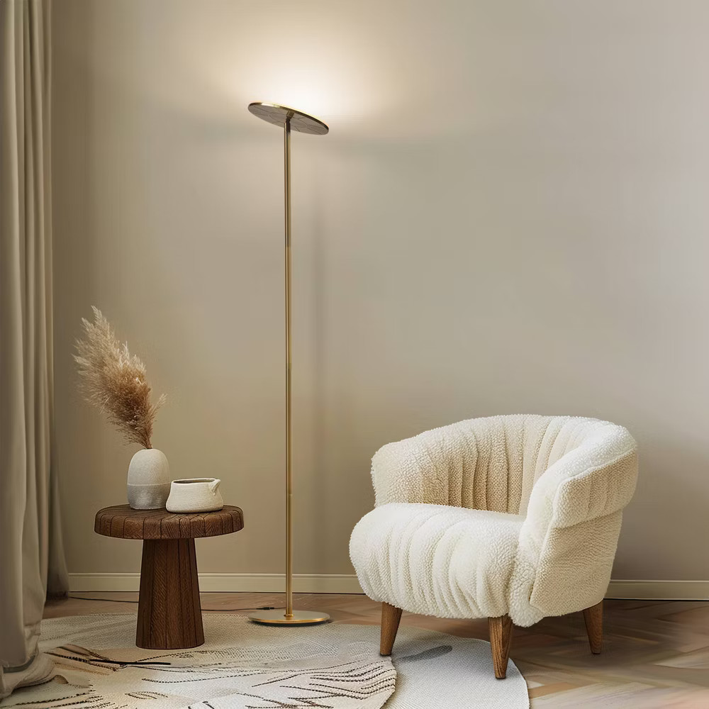 Brightech Sky Modern Dimmable (Includes LED Light Bulb) Torchiere Floor