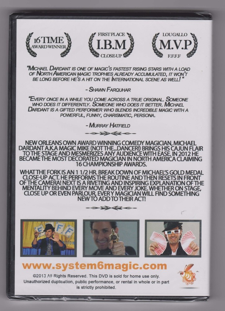 What The Fork by Michael Dardant - New Magic DVD