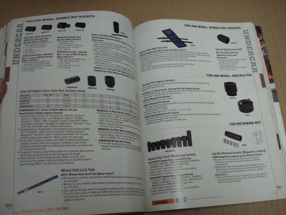 Snap-On-Tools Catalog 1400