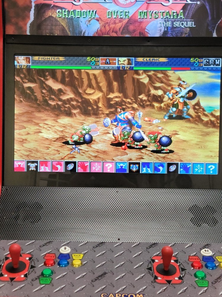 New Capcom Dungeon & Dragon Shadow over Mystara Custom Arcade Game 32" LCD