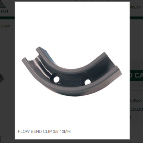 FLOW BEND CLIP 3/8 10MM # PM2610S