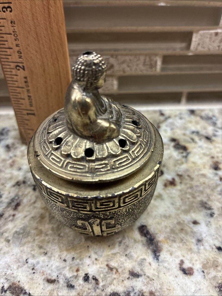 Vintage Budda Incense Burner