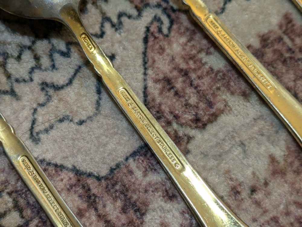 LOT Reed And Barton ESTORIL Stainless Flatware USED/TARNISHED