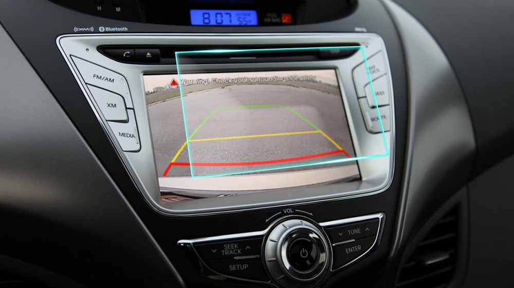 Crystal Clear Screen Protector for 2011 Hyundai Elantra Vehicle Navigation