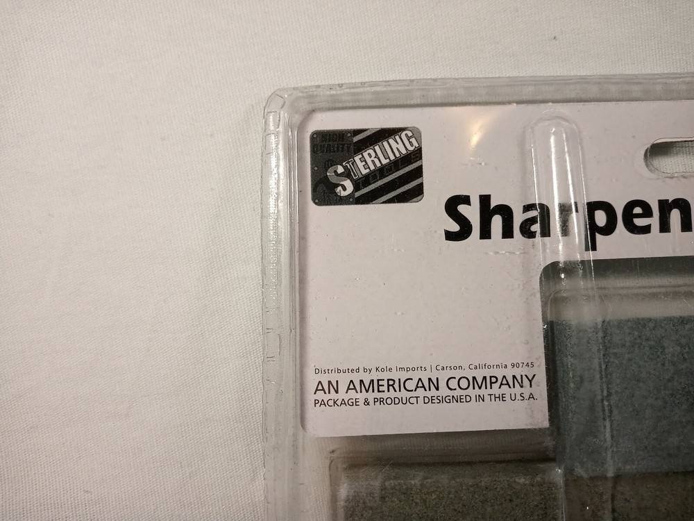 Sterling Tools Sharpening Stone Set Silicon Carbide For Cutlery & Tools