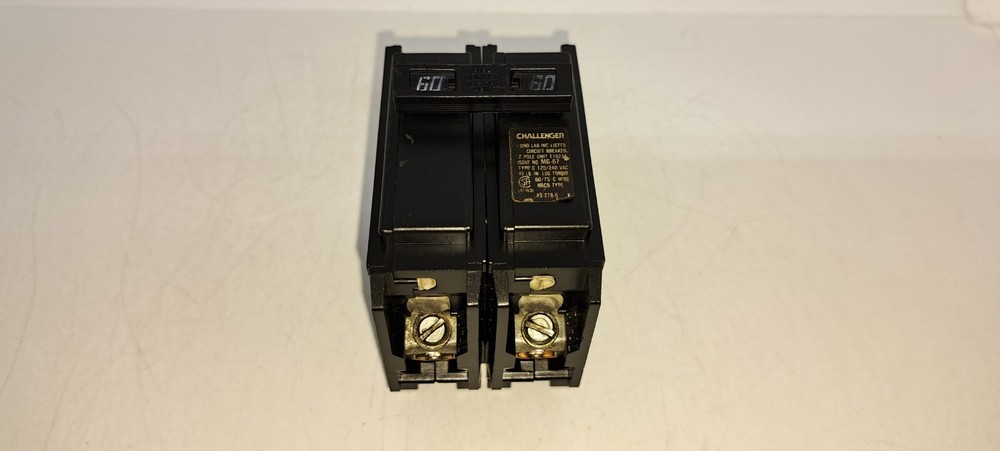 Challenger C260 60 Amp 2 Pole 120/240V plug-on Circuit Breaker