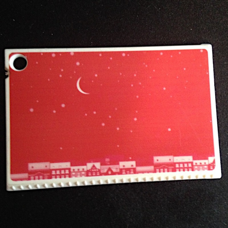 Ice Scraper Handy Credit Card Size Red