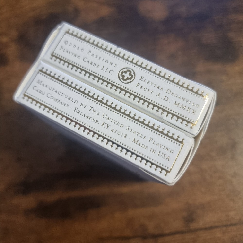 Florentia Aeterna 2 Deck Set Antica & Nova Passione LTD Numbered Playing Cards