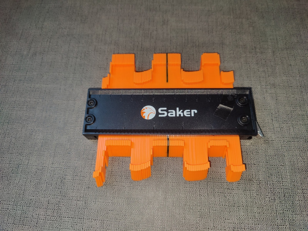 Saker Contour Gauge (5 Inch) Profile Tool-Adjustable Lock Duplicates Any Shape