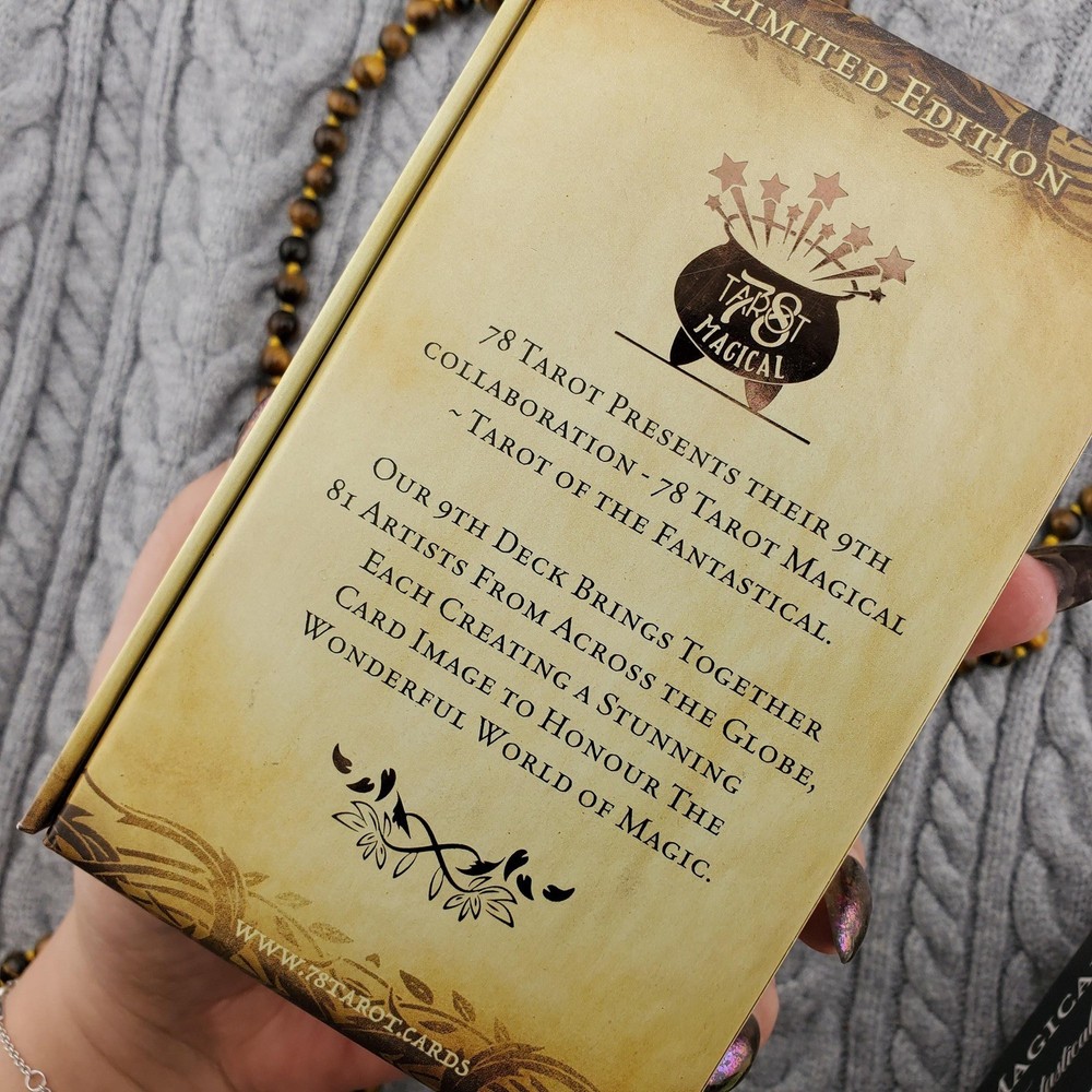 78 Tarot Magical 78 Card Tarot Deck With Box No Guidebook USED