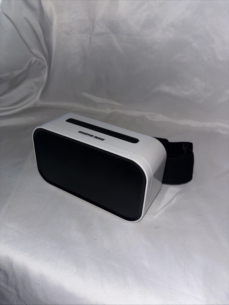 Sharper Image Virtual Reality Smartphone Viewer 360 Degree Headset VR BlackWhite