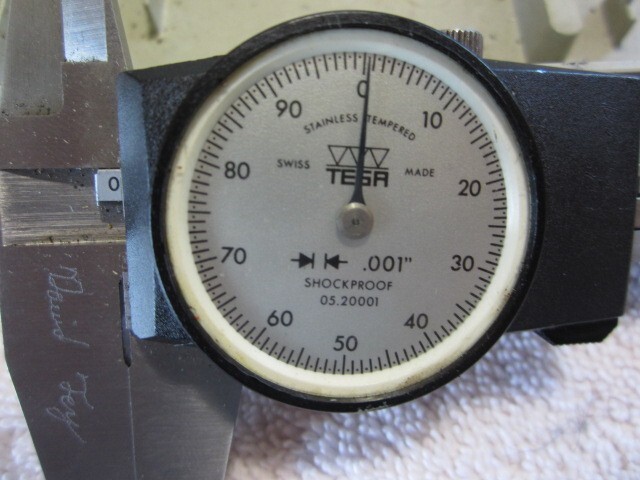 6" Dial Caliper - TESA .001", 00520001 with Case