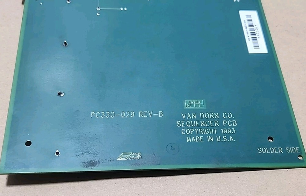 *PREOWNED* Van Dorn PC330-029 Rev B Sequencer PCB Module 330029 🇺🇸 + Warranty!