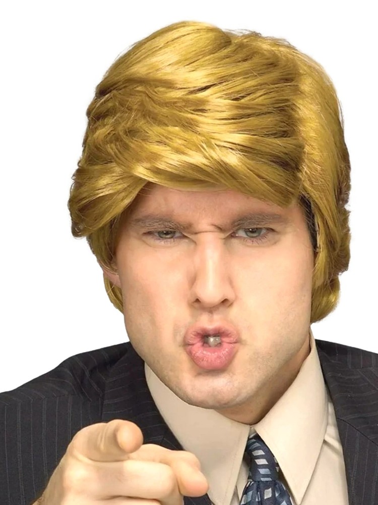 Halloween Men's Billionaire Red Wig