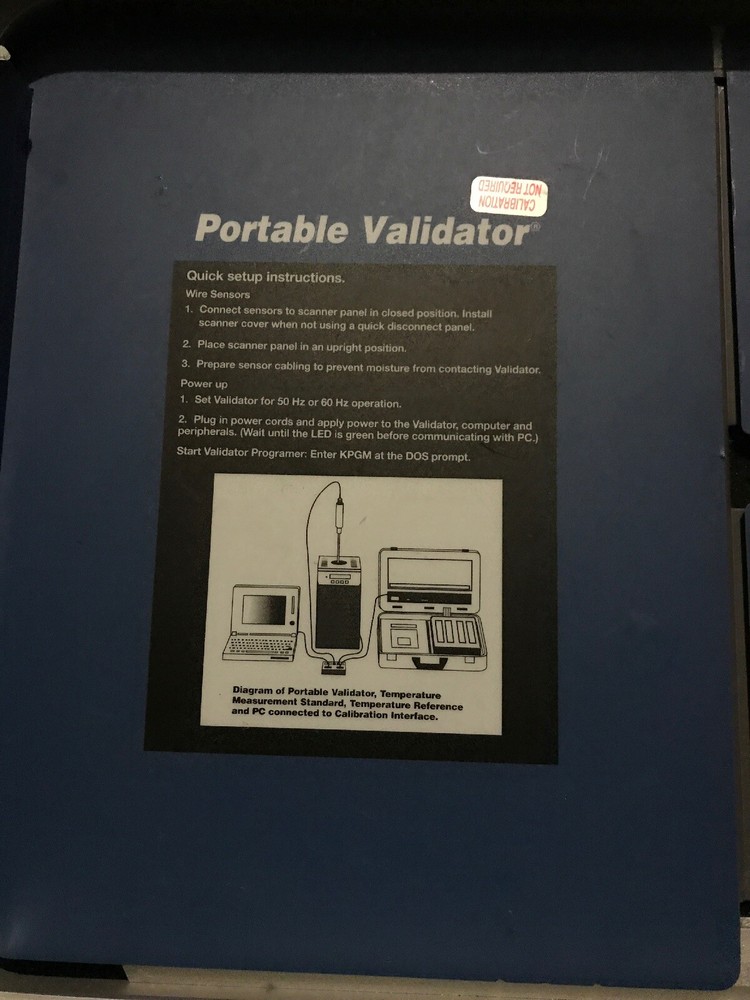 KAYE PORTABLE BRIEFCASE VALIDATOR THERMAL VALIDATOR X1310 Val515