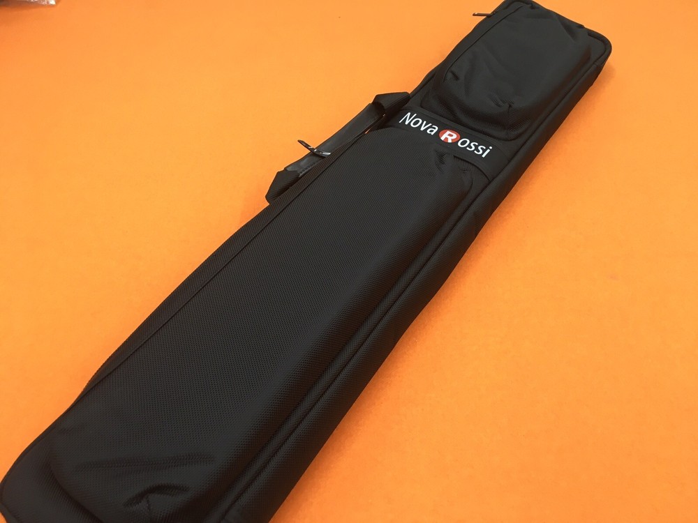 CUE CASE NOVAROSSI 2x4 BLACK ( SOFT CASE ).
