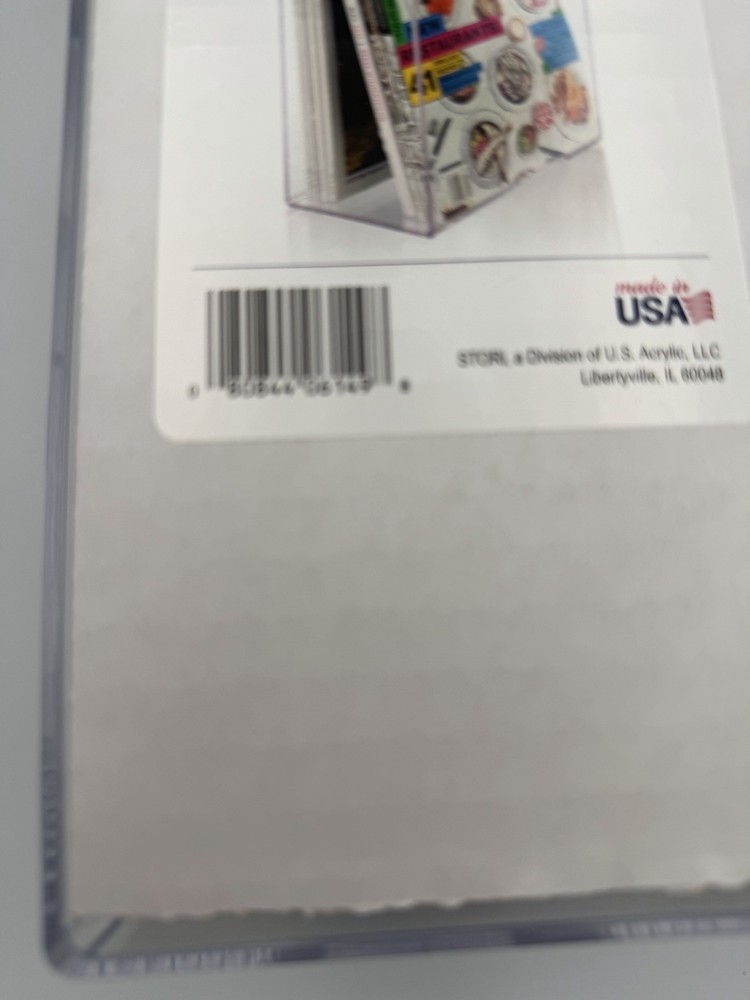 Stori Clear Acrylic Magazine Holder
